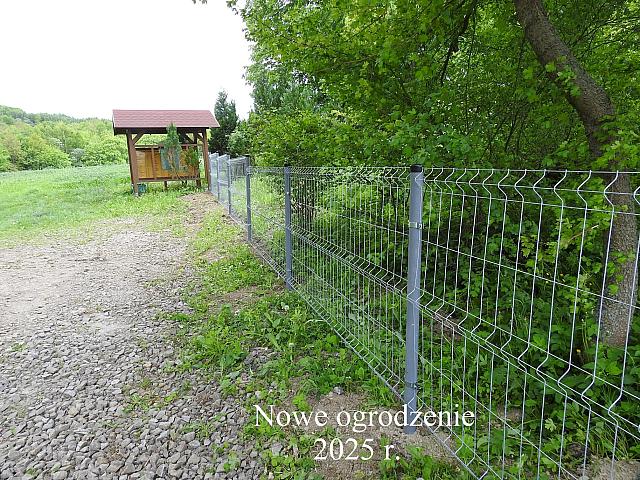 Cmentarz choleryczny- nowe ogrodzenie z 2025 r