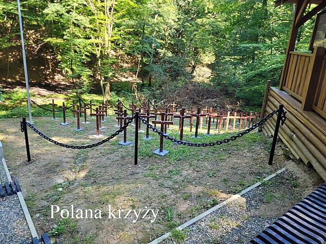 Polana krzyży. Miejsce mordu w Lesie Grabińskim